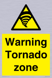 Warning Tornado zone